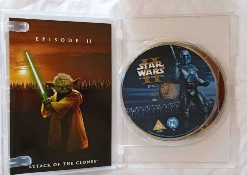Star Wars Attack of the Clones (2 disc DVD set)