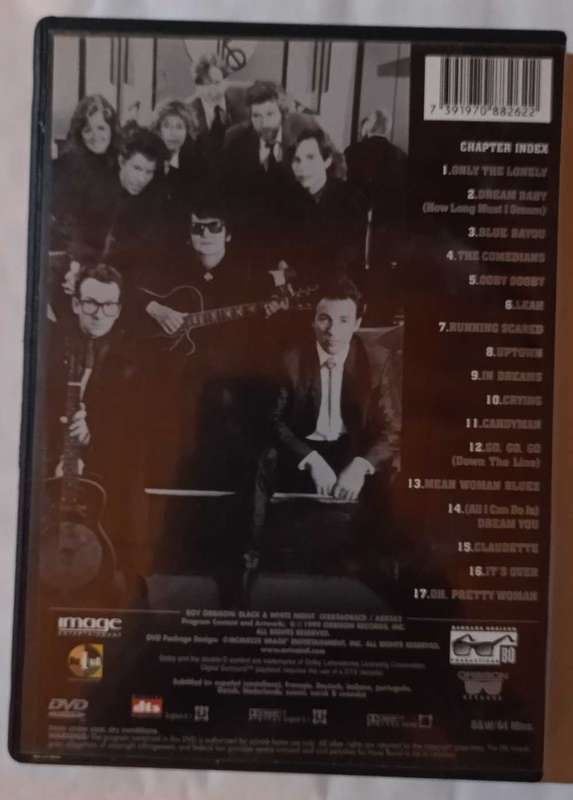 Roy Orbison Black and White Night DVD