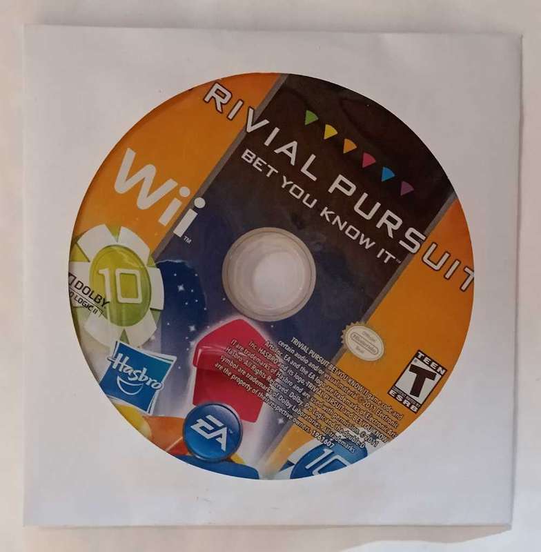 Trivial Pursuit Bet you Know it for Nintendo Wii (NTSC)