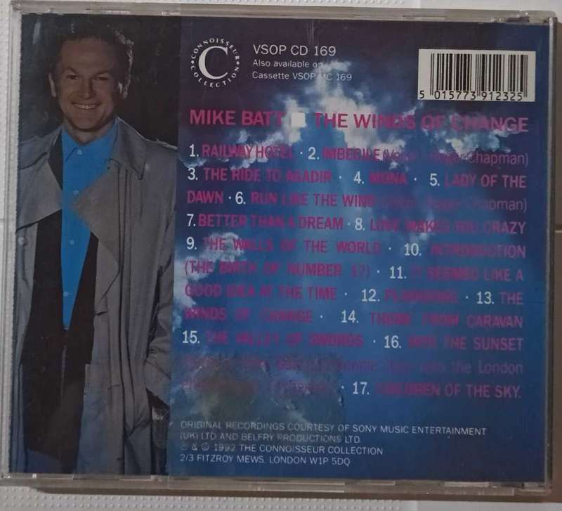 Mike Batt Wings of Change The Greatest Hits CD