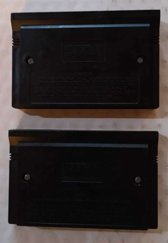 Sega Master System Games X 2
