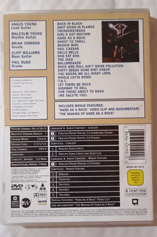 AC/DC No Bull DVD