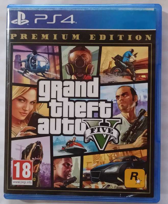 GTA V for PS4 Premium Edition (CIB)