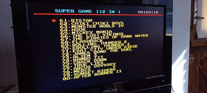 Sega 112 in 1 Multicart (NEW)