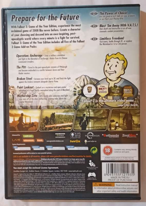 Fallout 3 Game of the Year Edition for PC
