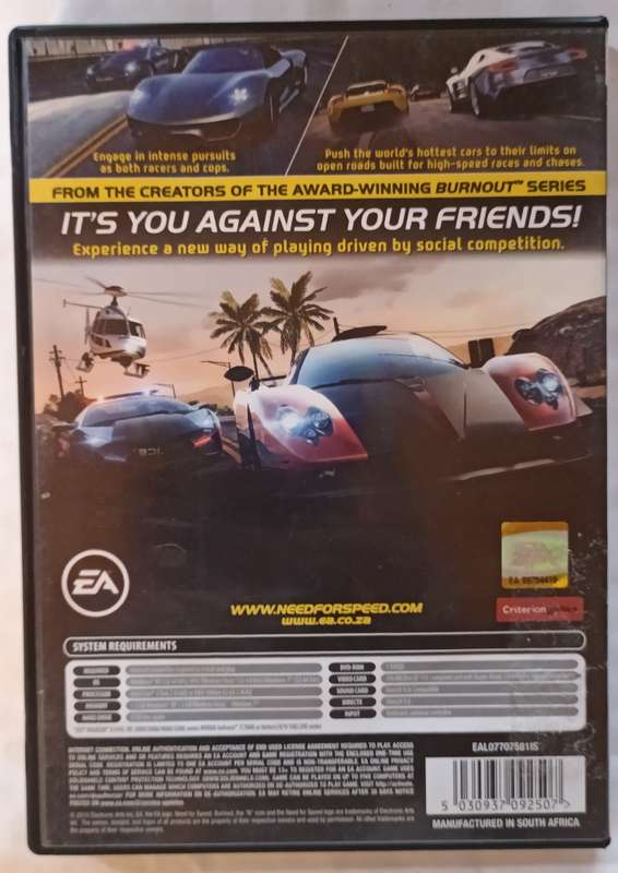 Need for Speed Hot Pursuit for PC