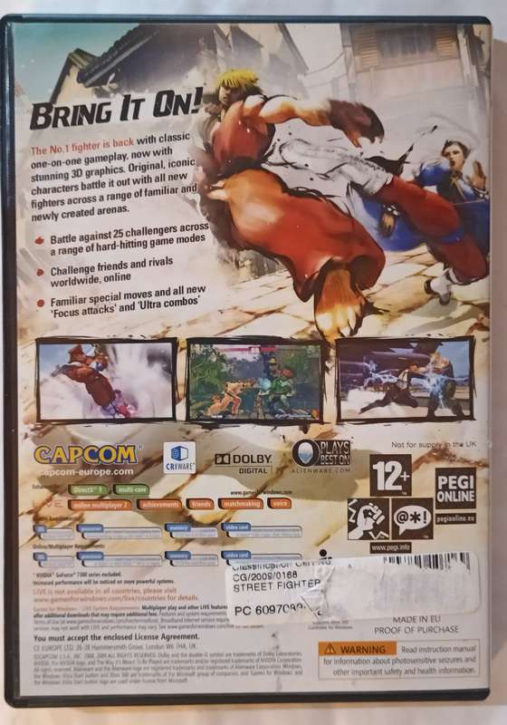 Street Fighter IV for PC (CIB)