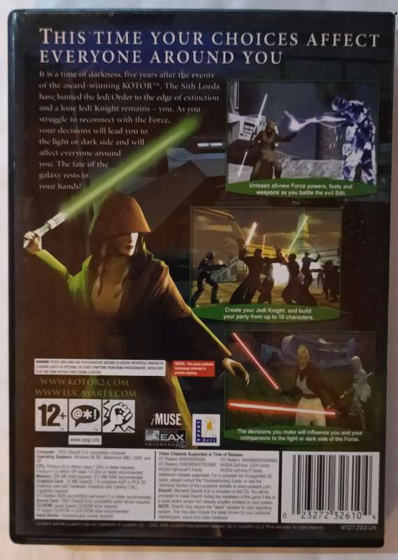 Star Wars Knights of the Old Republic II - The Sith Lords for PC
