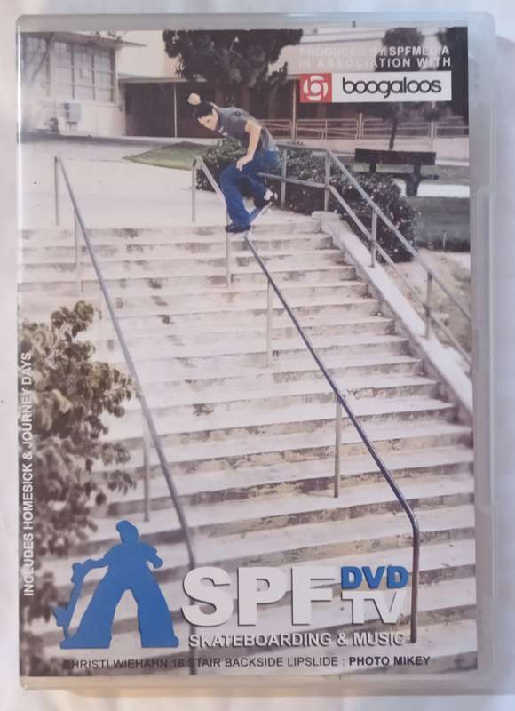 SPF tv DVD Skateboarding and Music