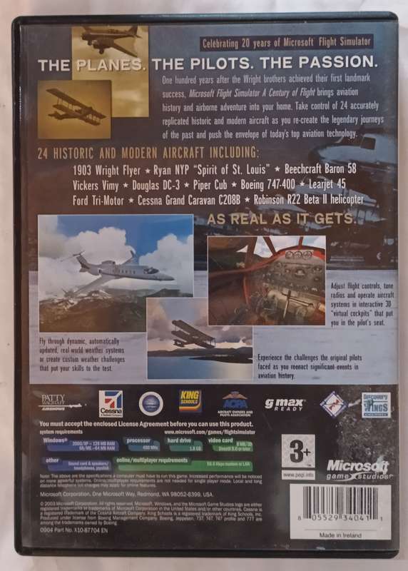 Flight Simulator 2004 for PC (CIB, Mint)