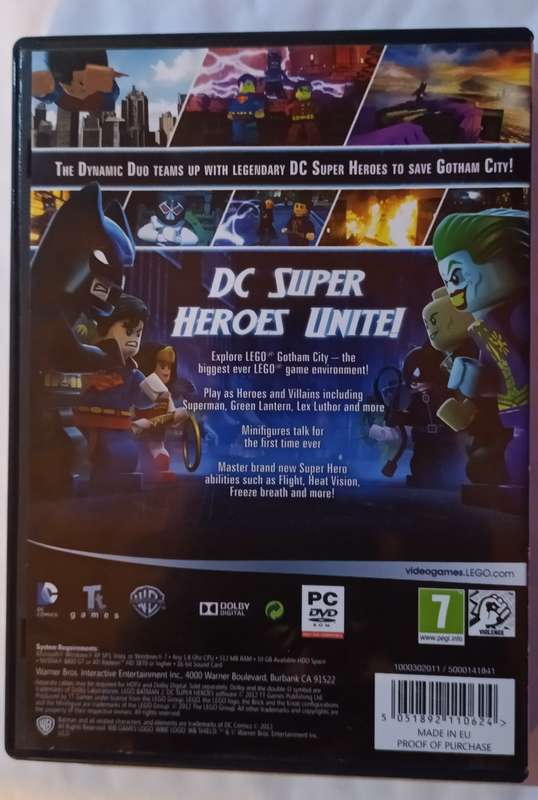 Lego Batman 2 DC super heroes for PC