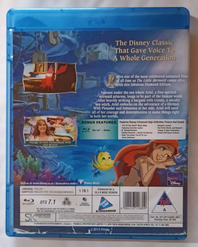 The Little Mermaid on Blu-ray