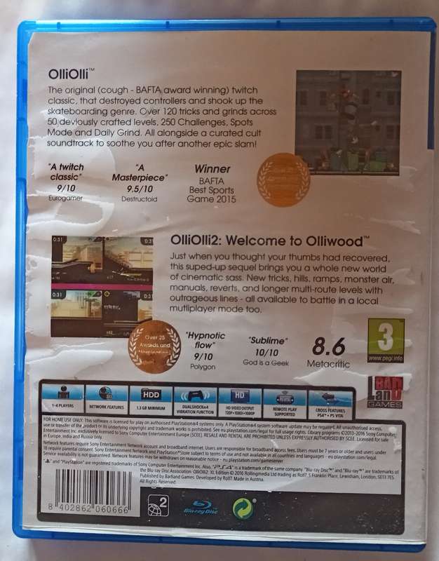OllieOllie Epic Combo Edition for Ps4