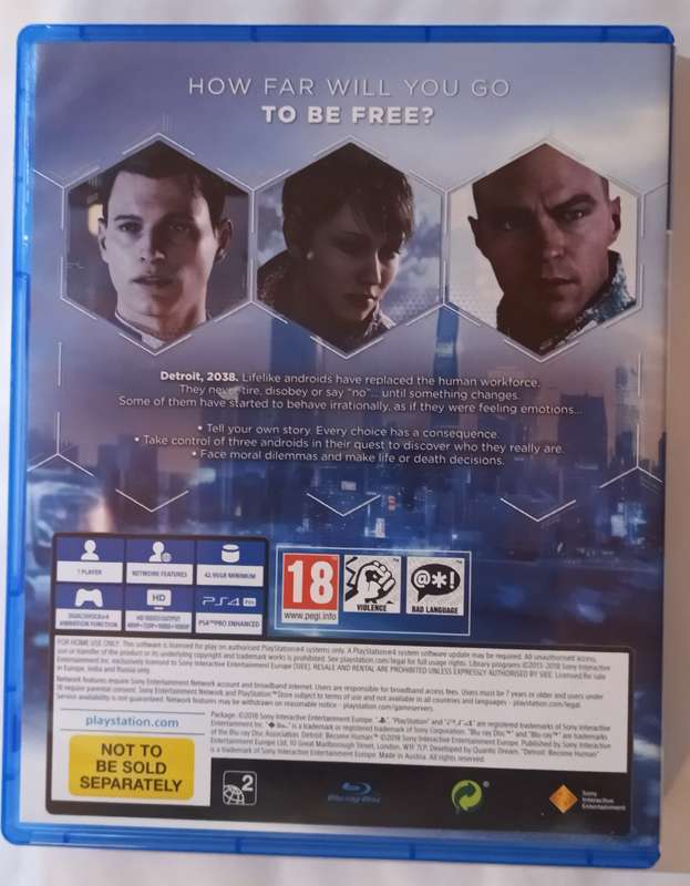 Detroit become human for Ps4