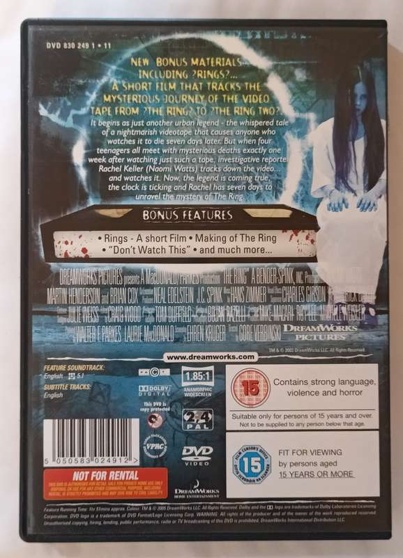 The Ring - Collector's Edition on DVD