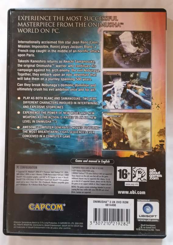 Onimusha 3 for PC (CIB)