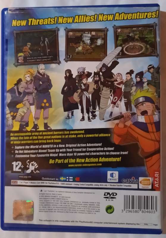 Naruto Uzumaki Chronicles 2 for PS2 (PAL, CIB)