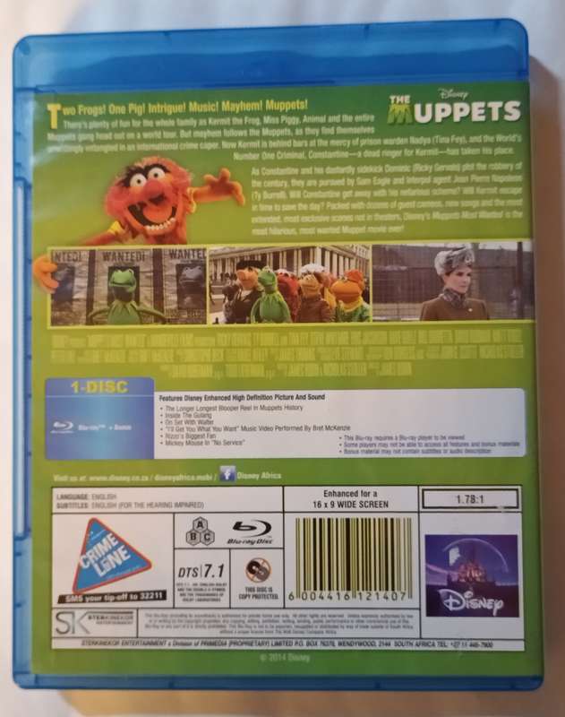 Muppets Most Wanted on Blu-ray
