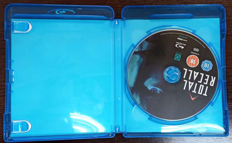 Total Recall on Blu-ray Arnold Schwarzenegger, UK Press