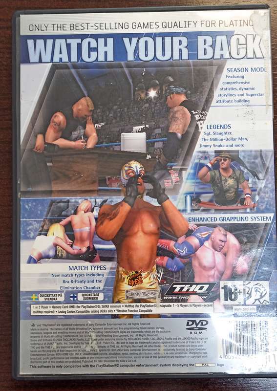 Smack Down! Here comes the Pain for PS2 (PAL, CIB)