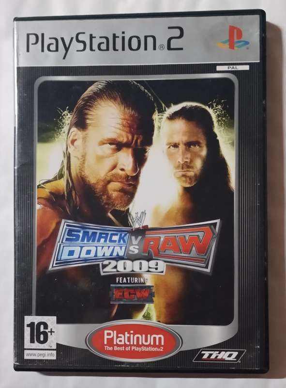 SmackDown vs Raw 2009 for PS2 (PAL, CIB)