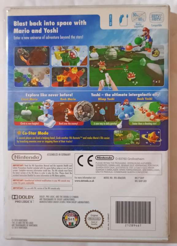 Super Mario Galaxy 2 + DVD for Nintendo Wii (PAL)