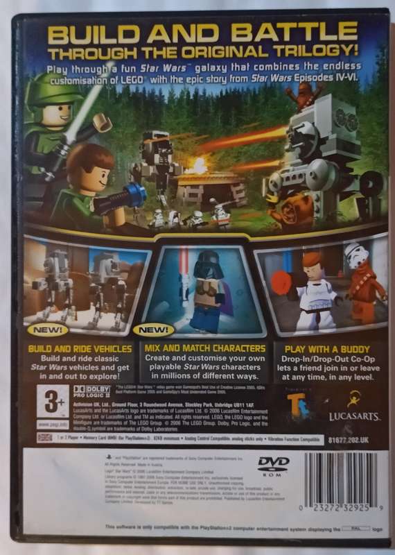 Lego Star Wars II The Original Trilogy for PS2 (PAL, CIB)