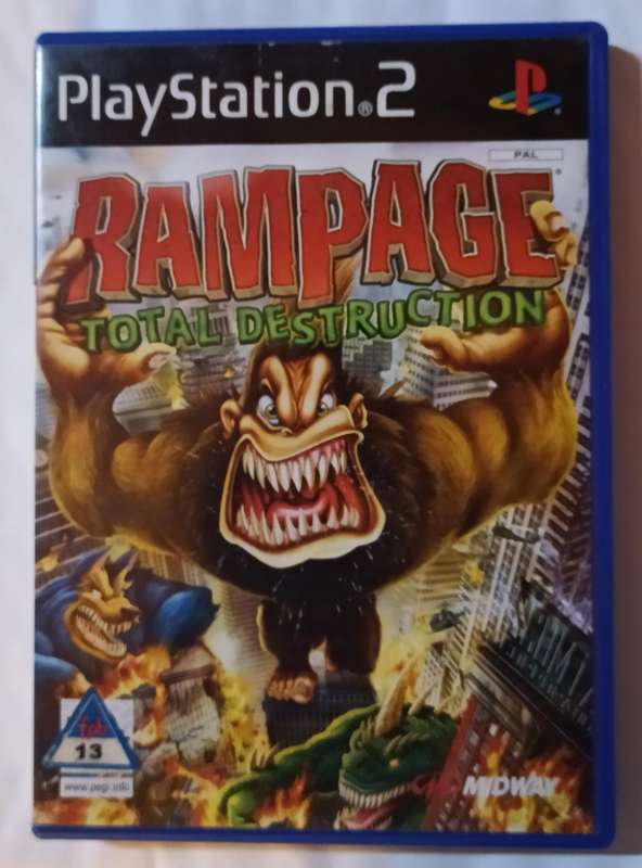 Rampage Total Destruction for PS2 (PAL & CIB)