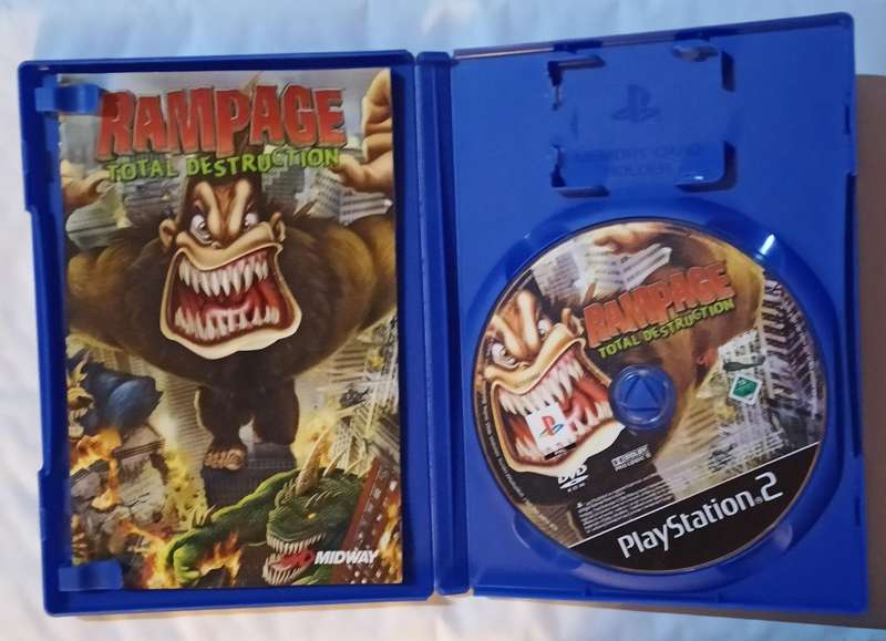 Rampage Total Destruction for PS2 (PAL & CIB)