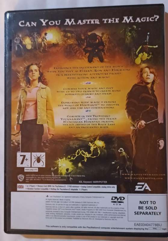 Harry Potter and the Goblet of Fire for PS2 (PAL & CIB)