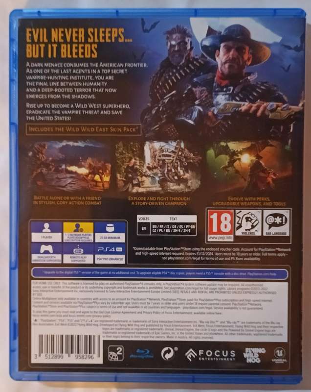 Evil West for Ps4