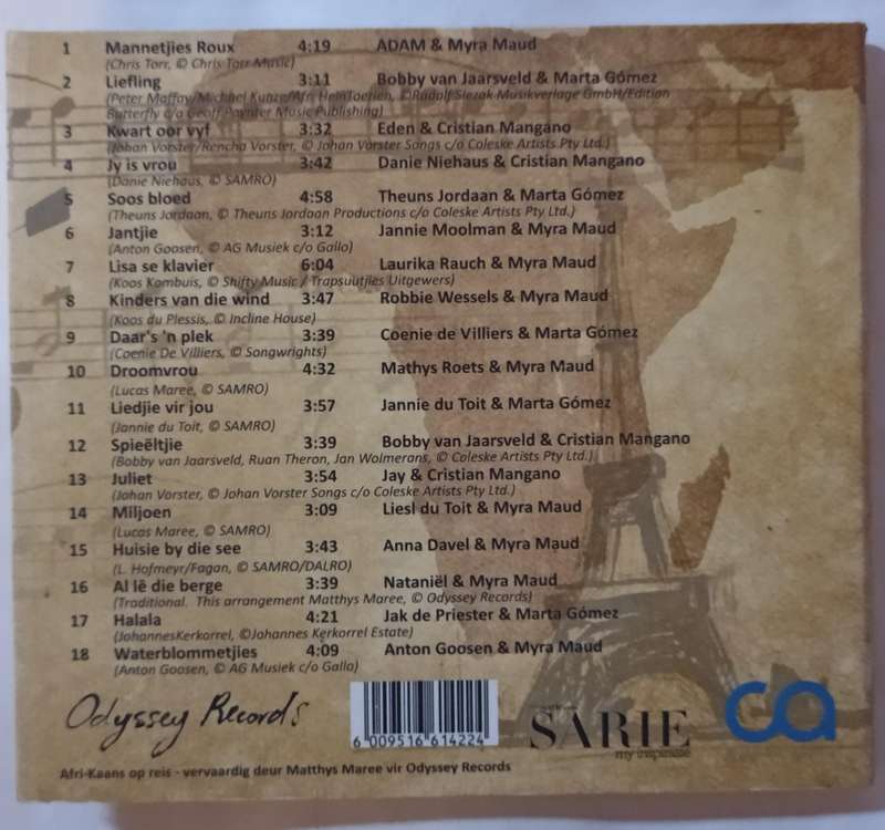 Afri-kaans op Reis CD