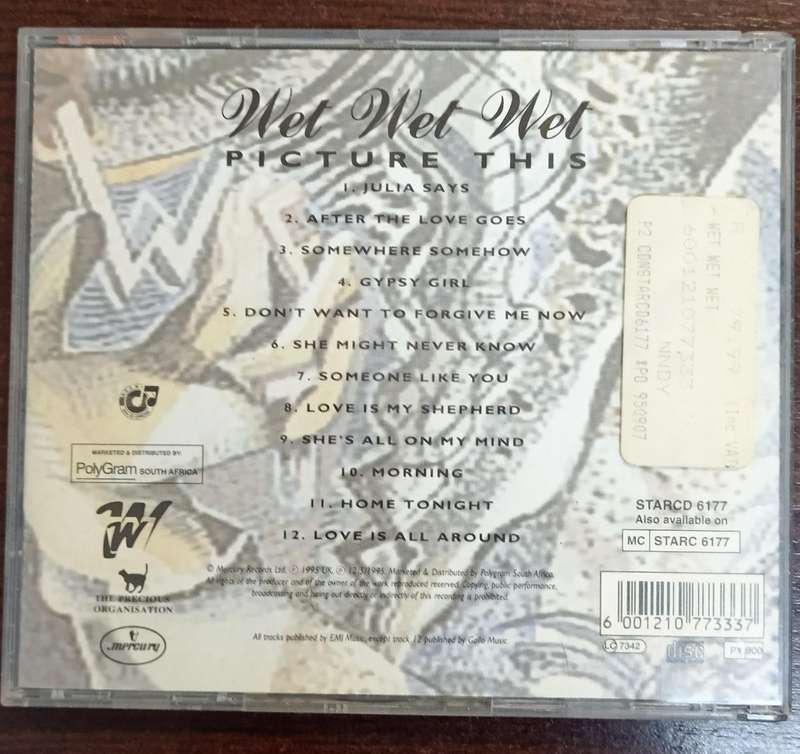 Wet Wet Wet Picture This CD