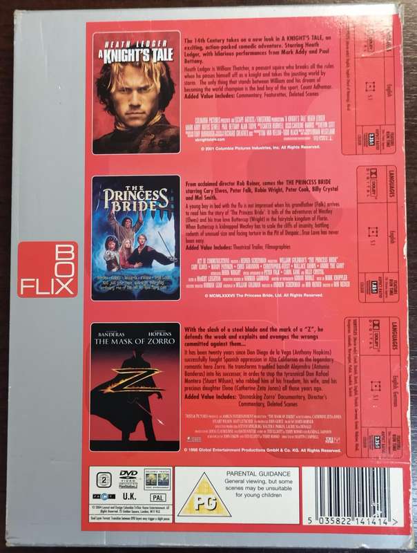 Flixbox 3 movie boxset