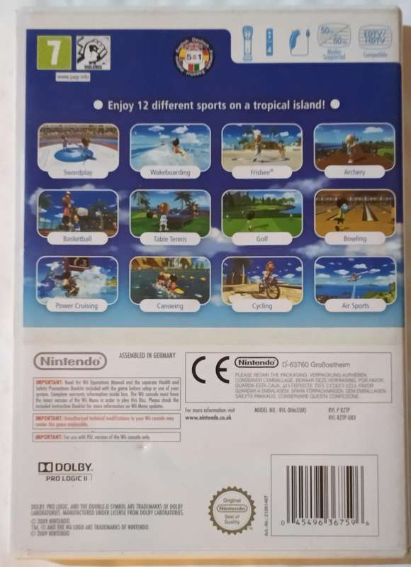 Wii Sports Resort for Nintendo Wii (PAL, CIB)