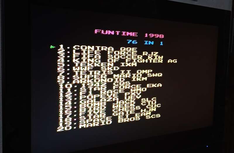 TV Games console 8bit Vintage