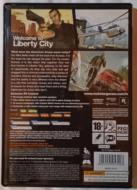 Grand Theft Auto IV for PC