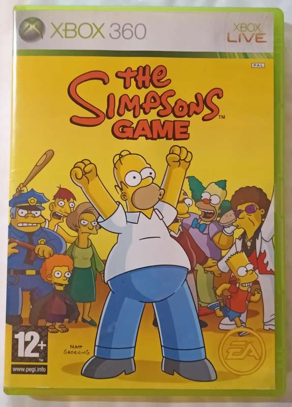 The Simpsons Game for Xbox 360 (PAL, CIB)