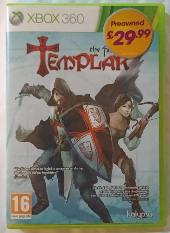 The First Templar for Xbox 360 (PAL, CIB)