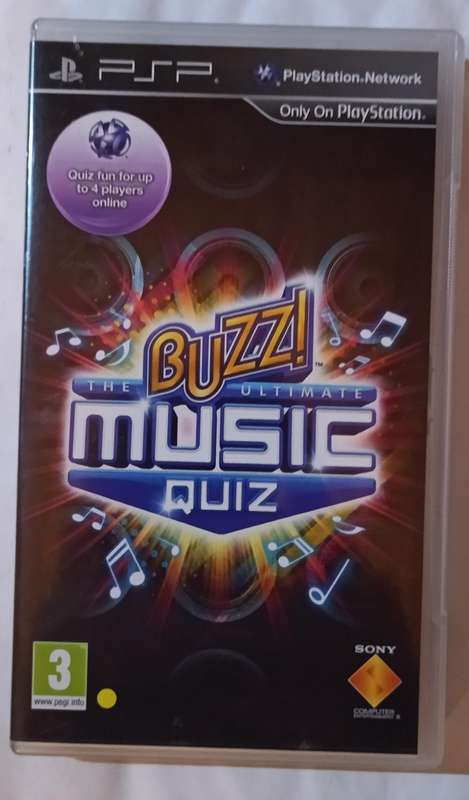 Buzz! The Ultimate Music Quiz for PSP (CIB)