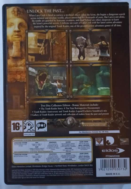 Tomb Raider Anniversary Collectors Edition for PC (CIB)