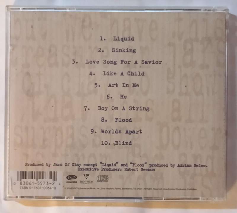 Jars of Clay - Jars of Clay (Self titled CD Album)