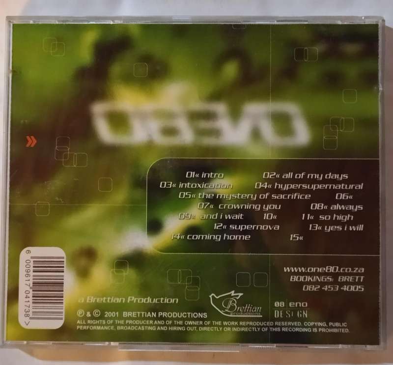 One 80 Intoxication CD Album