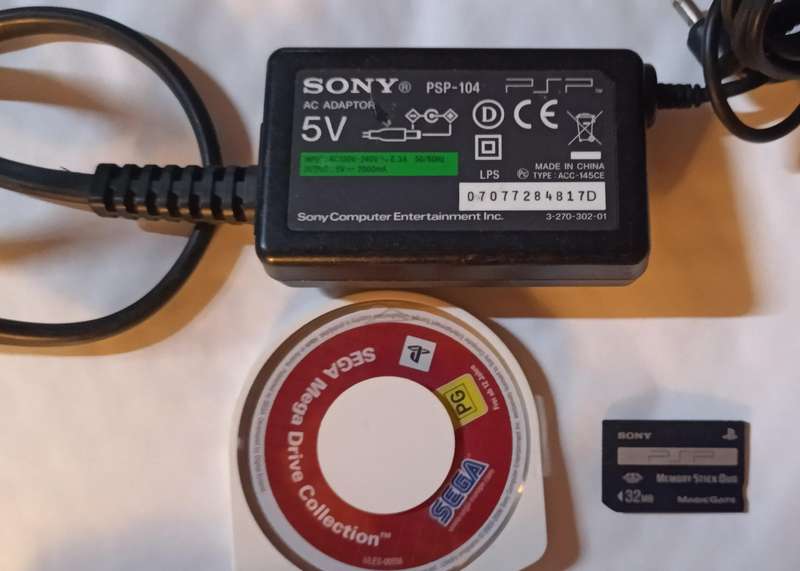 PSP console 1004 with extras