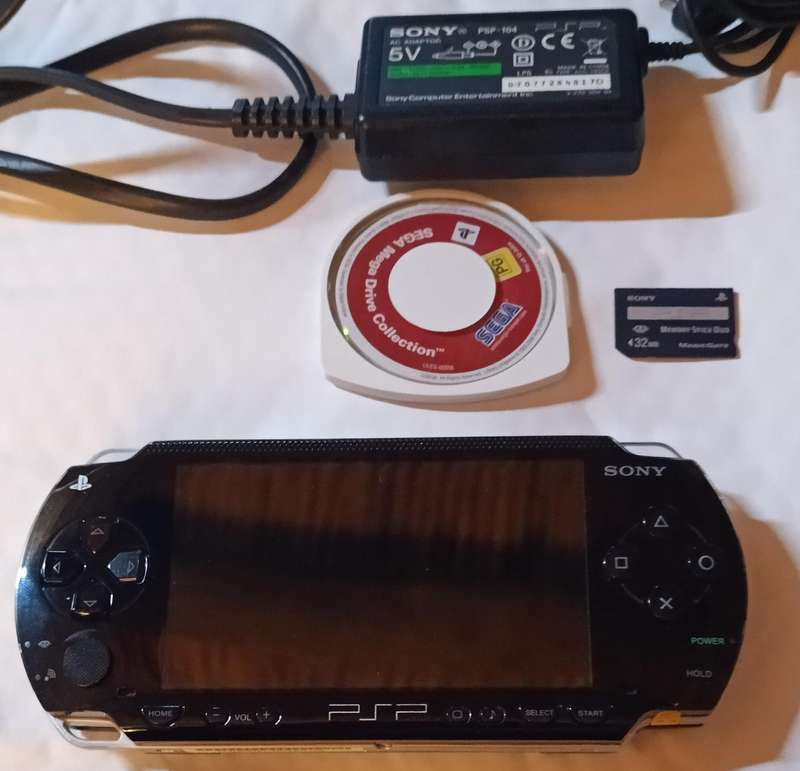 PSP console 1004 with extras
