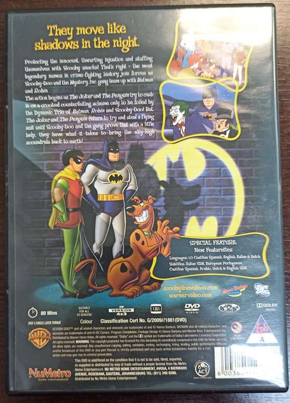 Scooby-Doo Meets Batman DVD