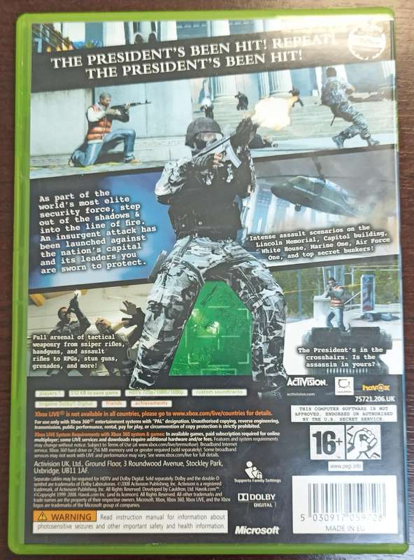 Secret Service on Xbox 360 (PAL, CIB)