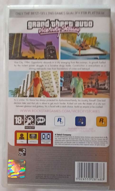 Grand Theft Auto: Vice City Stories for PSP (Complete)