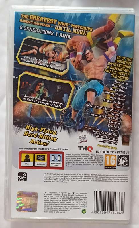 WWE All Stars for PSP (Complete)