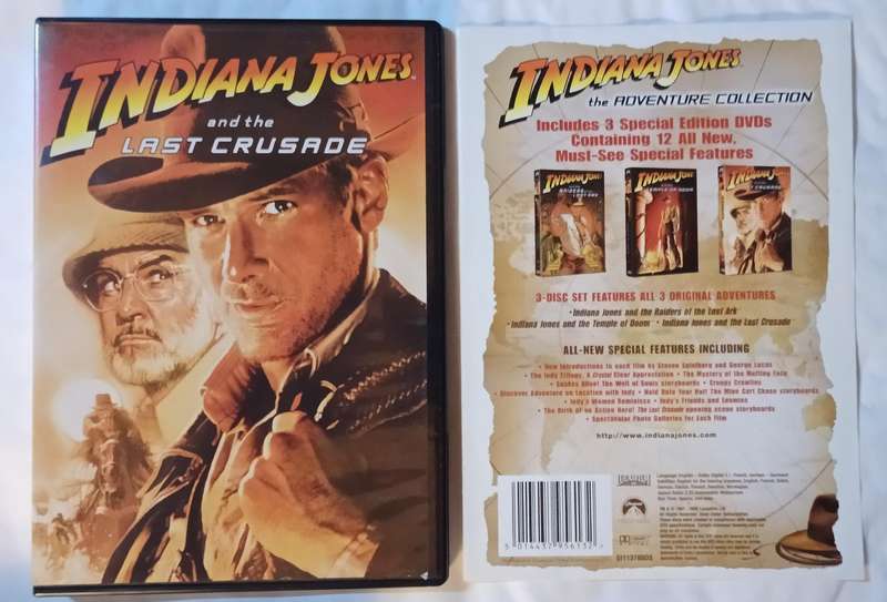 Indiana Jones the Adventure Collection on DVD